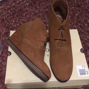 Sonoma Laceup Wedge Bootie